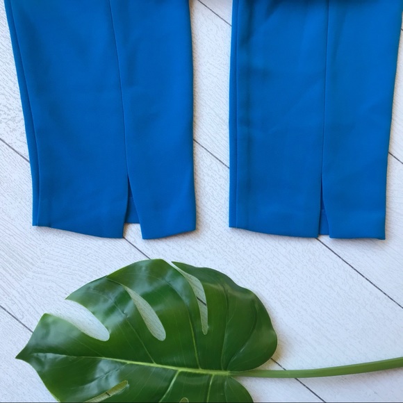 ⭐️HPx2⭐️NWT Topshop Blue Dress Pants - Picture 6 of 16